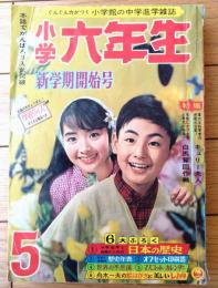 【小学六年生（昭和３９年５月号）】特集「ノンフィクション劇場・白馬奪回作戦」・「世界の偉人・キュリー夫人」等
