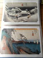 【歌川広重 東海道五拾三次/上巻（全２４枚揃い・専用ケース付き）】読売新聞・額絵シリーズ（平成２３年）