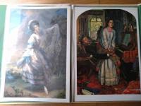 【英国絵画と西欧風景画選 テート・ギャラリー展＆カルメン・コレクション展から（全２４枚揃い・専用ケース付）】読売新聞・額絵シリーズ