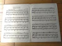 楽譜【ゴセックのガボット/ゴセック作曲（Ａ４サイズ・全６ページ）】セノオ バイオリン楽譜（大正１１年）