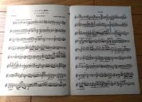 楽譜【コントルダンス/ベートーベン作曲（Ａ４サイズ・全１０ページ）】セノオ バイオリン楽譜（大正１３年）