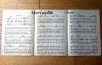 楽譜【軽音楽 マリネラ（ルンバ）/一枚物・全６ページ】タジマ楽譜出版社（昭和２４年）