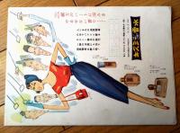 【映画「青い潮（マリア・シェルエ主演/ヴィクトル・ヴィカス監督）」パンフレット（Ｂ５サイズ・全１２ページ）】昭和３２年