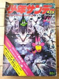 【週刊少年サンデー（昭和４５年２５号）】二大カラー新連載「とべない翼/梅本さちお」・「御用盗/影丸譲也」等