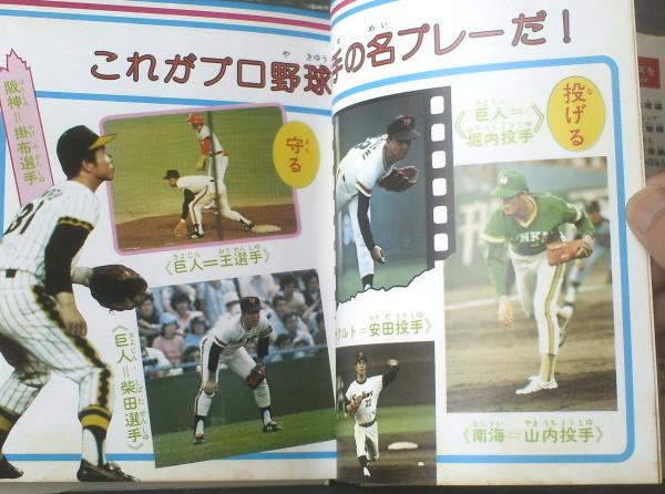 1969年購入の長嶋茂雄監修のプロ野球入門-