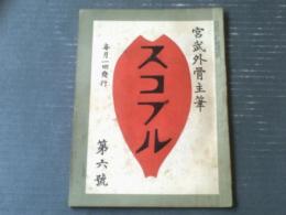 【宮武骸骨主筆 スコブル（大正６年４月第６号）】文壇ヅボラ競・楠木正成の末孫といふ大馬鹿者・選挙法違反告発略報等（Ｂ５サイズ）