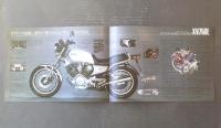 【ヤマハＸＶ７５０Ｅ パンフレット】ＹＡＭＡＨＡ/昭和５６年（全４ページ・一枚物）