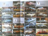 昭和レトロ【ＧＭ（シボレー・ポンティアック・ビュイック・キャデラック他）パンフレット】昭和５２年（全６ページ・一枚物）