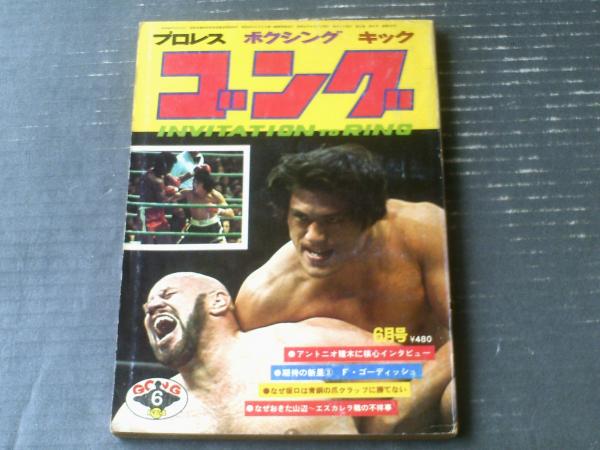 ゴング（昭和51年6月号）】「燃える闘魂・アントニオ猪木に核心