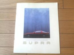 【トヨタ・スープラ ＳＵＰＲＡ（３、０ＧＴターボ・ＧＴツインターボ） パンフレット】ＴОＹＯＴＡ/昭和６１年（全３４ページ）