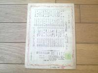 楽譜【ソルヴェーグの歌（グリーグ作曲・堀内敬三訳詞）】ヒカリ楽譜Ｎｏ．２６/昭和２１年（全６ページ・一枚物）