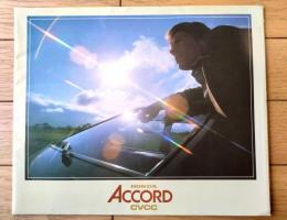 【ホンダ アコードＣＶＣＣ（ＳＬ・ＧＬ・ＬＸ・ＥＸ・ＥＸ-Ｌ） パンフレット】ＨＯＮＤＡ/昭和５３年（全２６ページ）