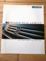 【プジョー・フル・ラインナップ（２０５・３０９・４０５・５０５） パンフレット/新車価格表付】ＰＥＵＧＥОＴ/平成１年（全１２Ｐ）
