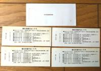 未使用【東北本線 上野・塩釜間開業八十八周年・記念入場券（４枚セット・袋付き）】仙台鉄道管理局（昭和５０年）