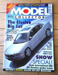 洋雑誌【モデルコレクター（平成１３年９月号）/ダイキャストモデル・マガジン】特集「パーフェクト・ジャガー」「ロンドンの２階建てバス」等