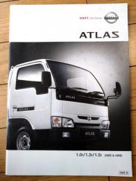 【ＮＩＳＳＡＮ・ＡＴＬＡＳ（２ＷＤ＆４ＷＤ １，０/１，３/１，５t）パンフレット】日産自動車/平成１４年（全４０ページ）