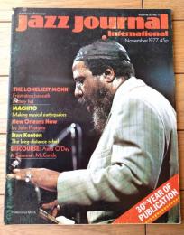 洋雑誌【Ｊazz Ｊournal（昭和５２年Ｎｏ．１１号）】セロニアス・モンク」「アート・ブレイキー」等/Ａ４サイズ（若干小）・全５６Ｐ