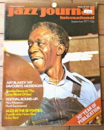 洋雑誌【Ｊazz Ｊournal（昭和５２年Ｎｏ．９号）】「トミー・ベンフォード」「J・J・ジョンソン」等/Ａ４サイズ（若干小）・全５６Ｐ
