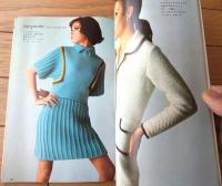 【’６７秋～冬 ダイヤモンド毛糸作品集】「コート・ドレス・ワンピース・スゥエター・カーディガン・茶羽織・ショール」等（見本糸付き）
