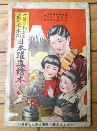 【一目でわかる最近五十年間 日本躍進絵本】「わかもと本舗栄養と育児の会」昭和１３年（Ｂ６サイズ・全２０ページ）