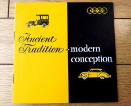 洋書【自動車パンフレット・古代からの伝統-現代的概念（昭和３３年）】オートユニオン（西ドイツ製）
