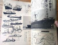 【社会科参考 日本の交通ー日本の産業をささえる動脈をしらべてみようー】「たのしい五年生」昭和３７年１０月号付録（全３６ページ）