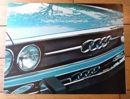 洋書【アウディ（１００/１００ＬＳ/１００ＧＬ）・パンフレット（昭和４４年）】ＡＵＤＩ（英語版）