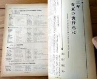 【編物研究ースクールテキストーＮｏ．９（昭和３８年２月号）】特集「イタリアンモードの傾向」・「冬の街スナップあれこれ」等