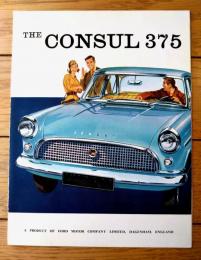 洋書【フォード・コンサル３７５コンバーチブル・カタログ（一枚物・全８ページ）】フォード・モーター・カンパニー（昭和３６年/英国版）