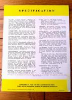 洋書【フォード・コンサル３７５コンバーチブル・カタログ（一枚物・全８ページ）】フォード・モーター・カンパニー（昭和３６年/英国版）