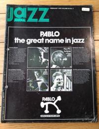 洋雑誌【Ｊazz Ｊournal（昭和５１年Ｎｏ．２号）】「デューク・エリントン」「ルイ・ベルソン」「ズート・シムズ」等/Ａ４サイズ（若干小）・全４４Ｐ