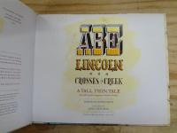 洋書絵本　Abe Lincoln Crosses a Creek: A Tall, Thin Tale