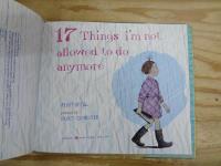 洋書絵本　17 Things I'm Not Allowed to Do Anymore