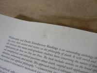 Philosophy and Death: Introductory Readings