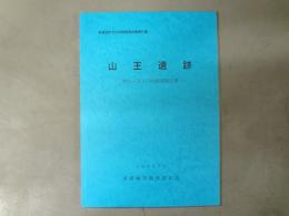 山王遺跡 : 第51・54・57次調査報告書
