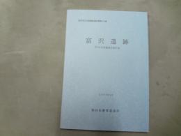 富沢遺跡 : 発掘調査報告書