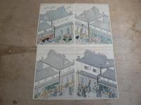 錦絵 仙台芭蕉之辻 限定300部 1954年復刻