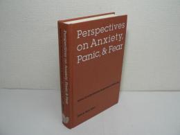 洋書 Perspectives on Anxiety, Panic, and Fear
