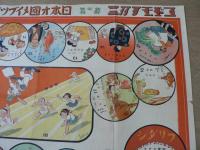 日本オ國メイブツ双六　コドモノクニ　新年号附録