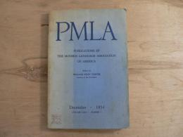 PMLA: Publications of the Modern Language Association of America
