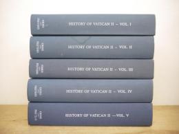 History of Vatican  II 1-5 5冊