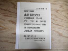 富原文庫蔵　小菅御殿絵図 文化12年1815年夏 関東軍代伊奈忠治屋敷跡