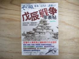 戊辰戦争年表帖