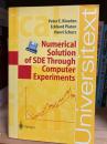 Numerical Solution of SDE Through Computer Experiment