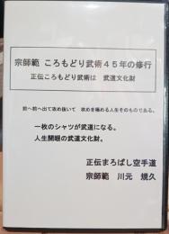 宗師範　ころもどり武術４５年の修行　正伝ころもどり武術は武道文化財　DVD 