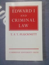 Edward I and criminal law