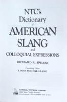NTC'S dictionary of AMERICAN SLANG