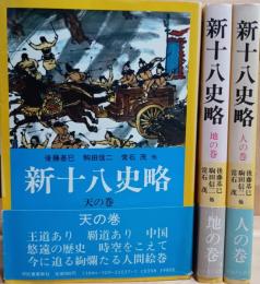 新十八史略　 天・地・人　三巻揃