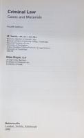  CRIMINAL LOW  CASES AND MATERIALS 洋書