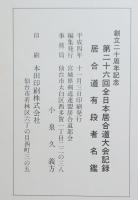 第26回全日本居合道大会記録　居合道有段者名鑑